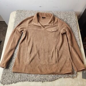 32 DEGREES Heat Womens Midweight Snap Arctic‎ Fleece Preppy See Photos